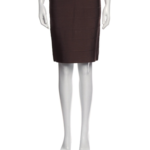Authentic Herve Leger knee-length skirt S - Picture 3 of 8